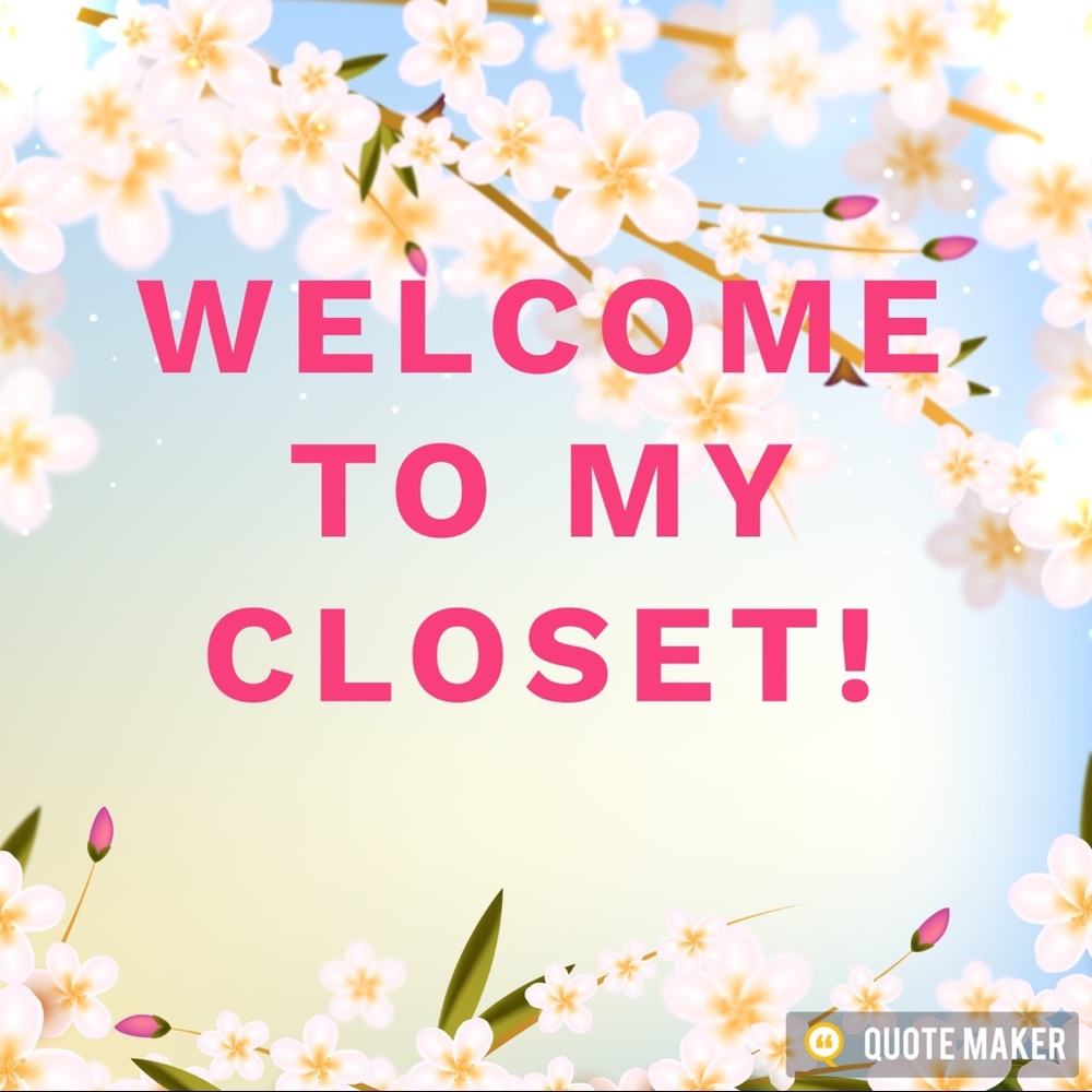 Welcome to my closet!